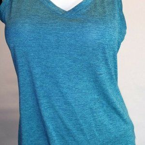 REEBOK Teal Green Tank Top Size xs xSmall lose fit